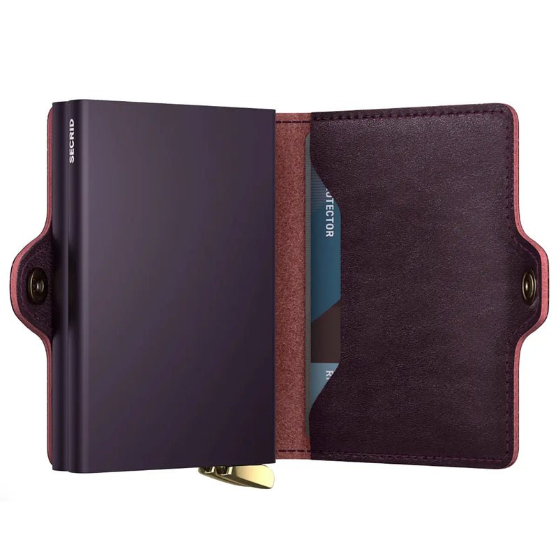 Secrid Premium+ Twinwallet Compact RFID Wallet - Basco Bordeaux+
