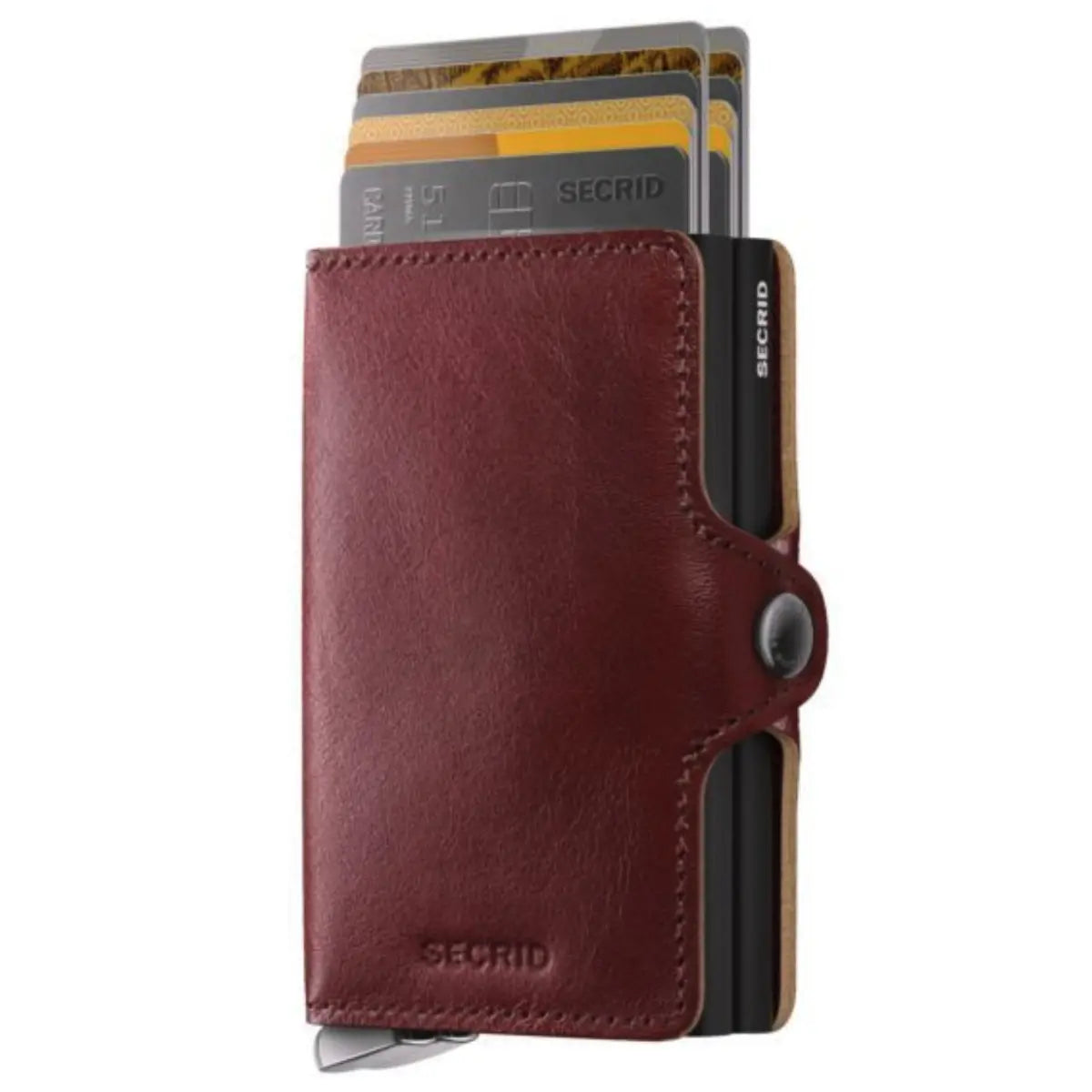 Secrid Premium Twinwallet Compact RFID Wallet - Basco Brown