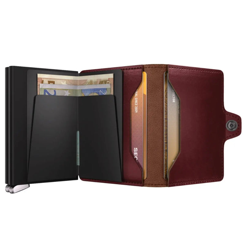 Secrid Premium Twinwallet Compact RFID Wallet - Basco Brown