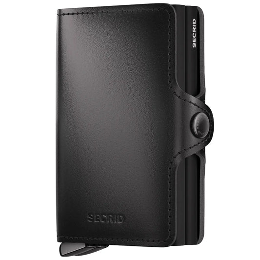 Secrid Premium+ Twinwallet Compact RFID Wallet - Dusk Black+