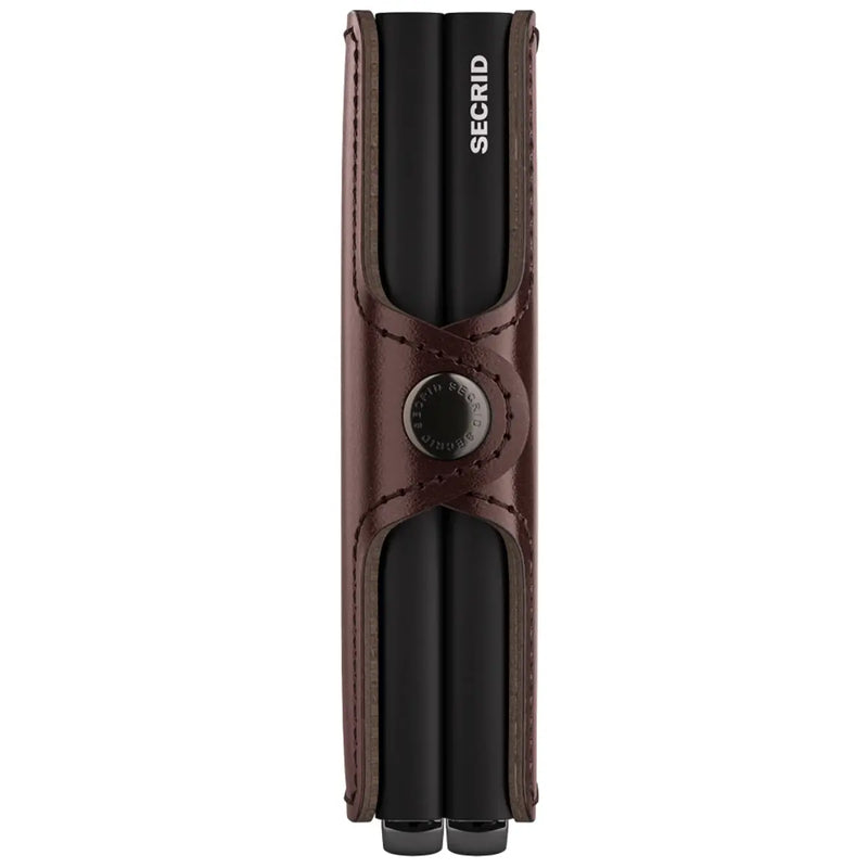 Secrid Premium+ Twinwallet Compact RFID Wallet - Dusk Brown+
