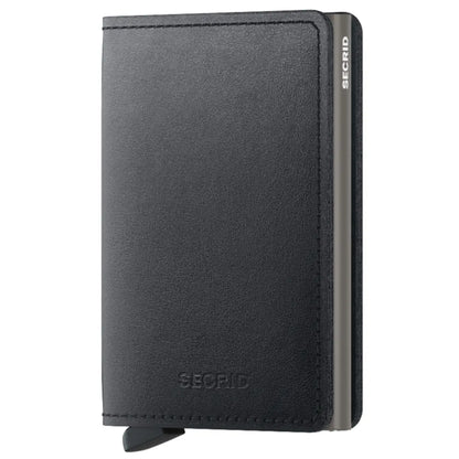 Secrid Slimwallet Mirum Plant-Based Compact RFID Wallet - Black