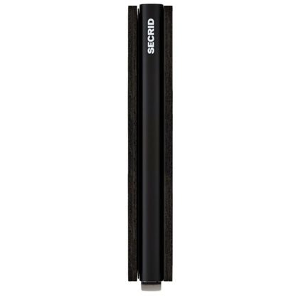Secrid Slimwallet Compact RFID Wallet - Black Crisple