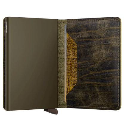 Secrid Slimwallet Compact RFID Wallet - Dutch Martin Cedar