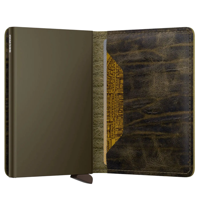 Secrid Slimwallet Compact RFID Wallet - Dutch Martin Cedar