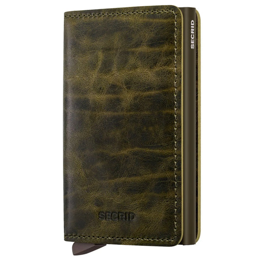 Secrid Slimwallet Compact RFID Wallet - Dutch Martin Cedar