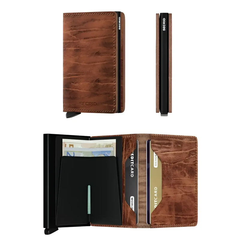 Secrid Slimwallet Compact RFID Wallet - Dutch Martin Whiskey