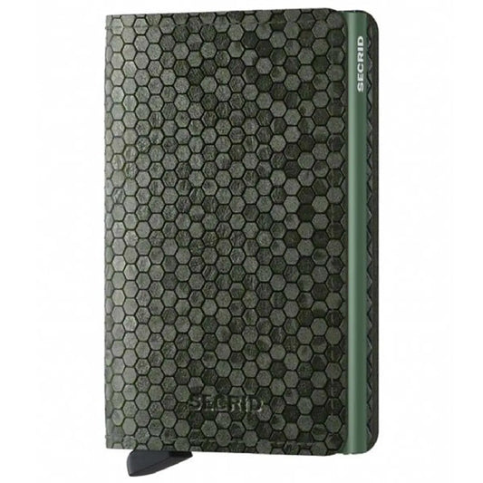 Secrid Slimwallet Compact Wallet - Hexagon Green