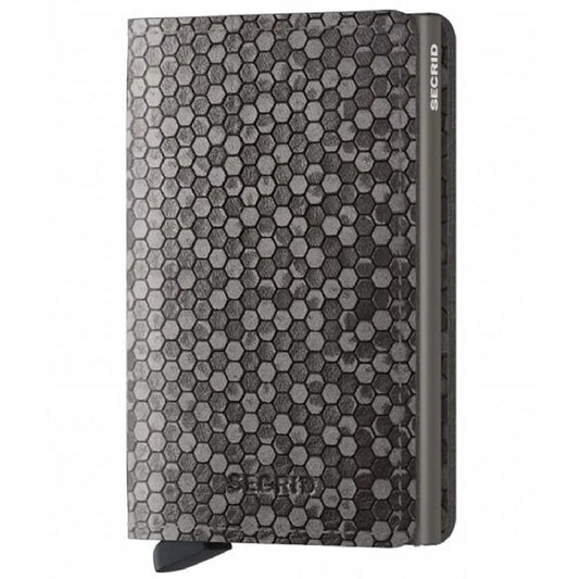 Secrid Slimwallet Compact Wallet - Hexagon Grey