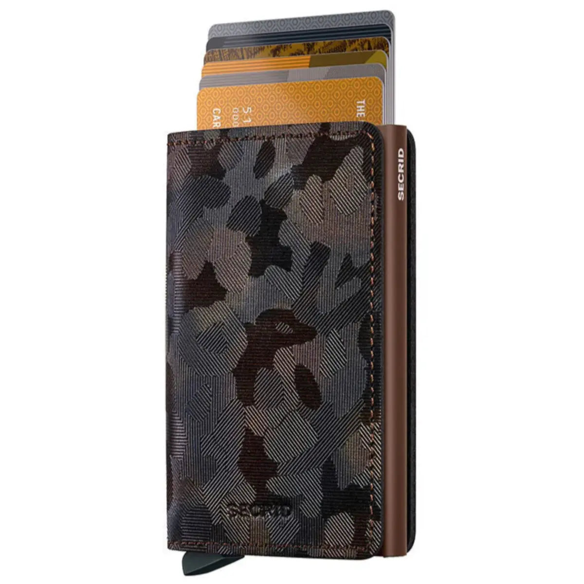 Secrid Slimwallet Compact RFID Wallet - Jungle Brown
