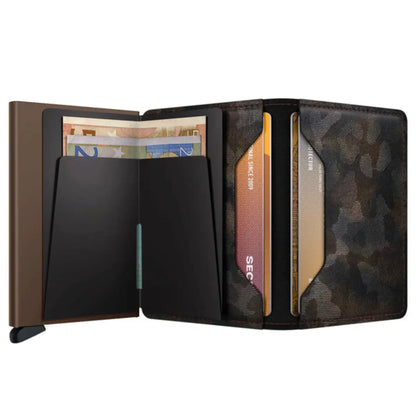 Secrid Slimwallet Compact RFID Wallet - Jungle Brown