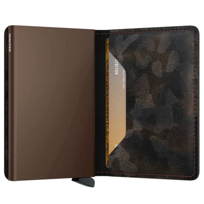 Secrid Slimwallet Compact RFID Wallet - Jungle Brown