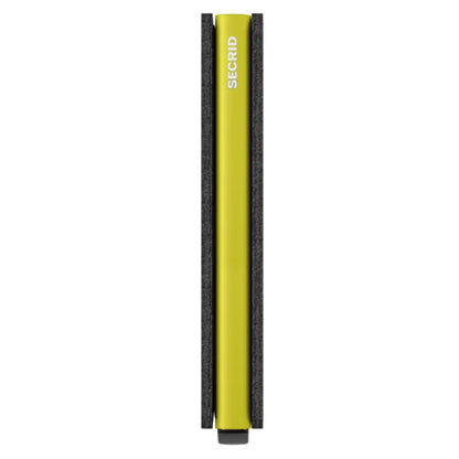 Secrid Slimwallet Compact RFID Wallet - Matte Green / Lime