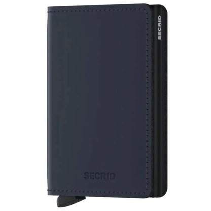 Secrid Slimwallet Compact RFID Wallet - Matte Night Blue