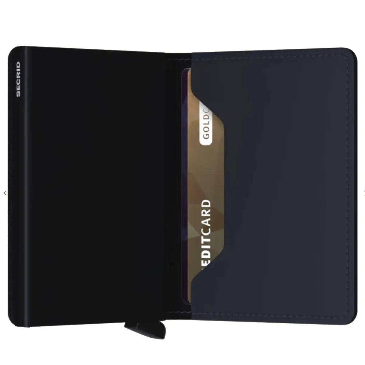 Secrid Slimwallet Compact RFID Wallet - Matte Night Blue