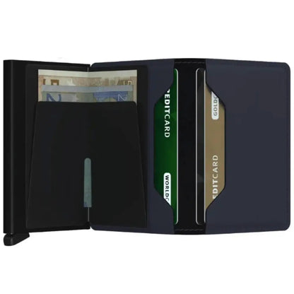 Secrid Slimwallet Compact RFID Wallet - Matte Night Blue