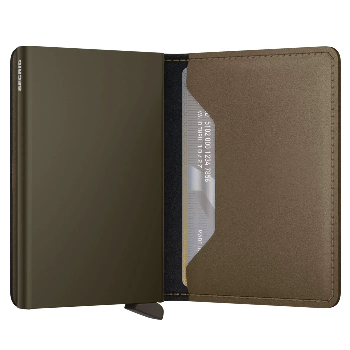 Secrid Slimwallet Compact RFID Wallet - Matte Satin Bronze