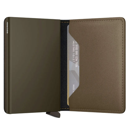 Secrid Slimwallet Compact RFID Wallet - Matte Satin Bronze