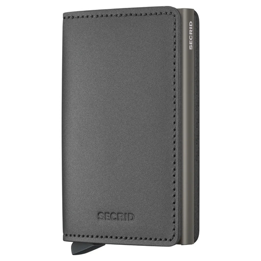 Secrid Slimwallet Compact RFID Wallet - Matte Satin Steel