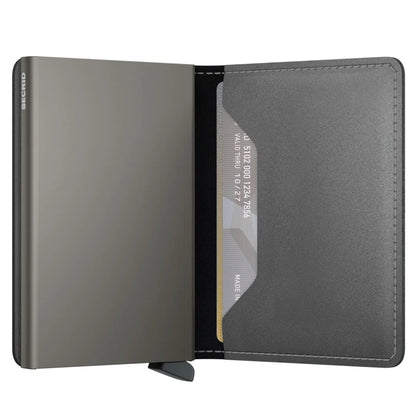 Secrid Slimwallet Compact RFID Wallet - Matte Satin Steel
