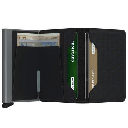 Secrid Slimwallet Compact RFID Wallet - Optical Black-Titanium