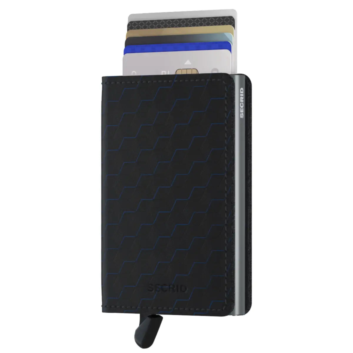 Secrid Slimwallet Compact RFID Wallet - Optical Black-Titanium