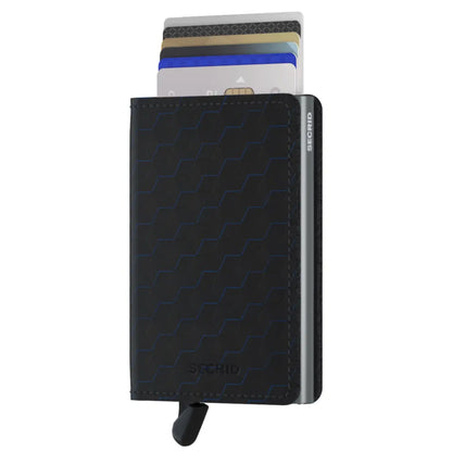 Secrid Slimwallet Compact RFID Wallet - Optical Black-Titanium