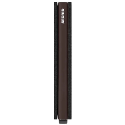 Secrid Slimwallet Compact RFID Wallet - Original Black-Brown