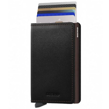 Mechanism inside slightly separates your cards, preventing damage to chips and magnetic strips