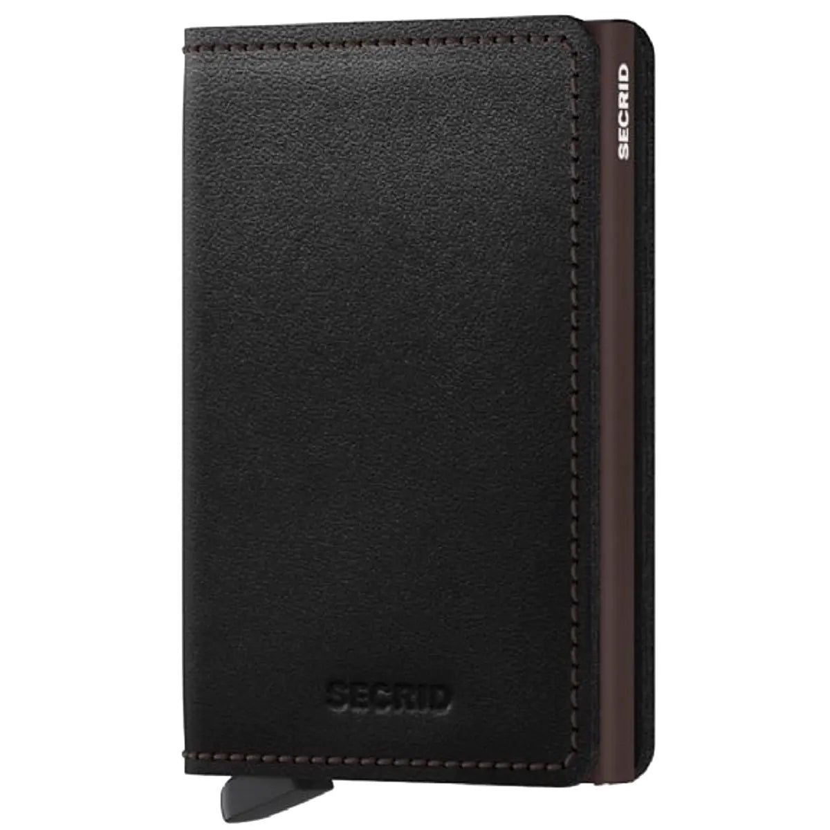 Secrid Slimwallet Compact RFID Wallet - Original Black-Brown