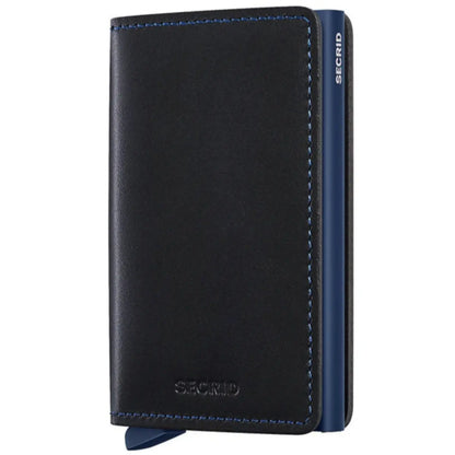 Secrid Slimwallet Compact RFID Wallet - Original Black-Navy