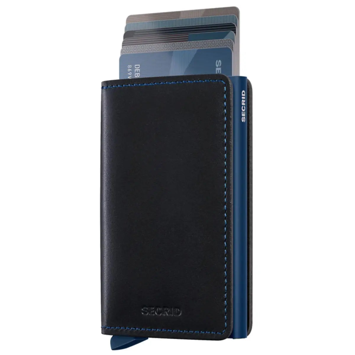 Secrid Slimwallet Compact RFID Wallet - Original Black-Navy