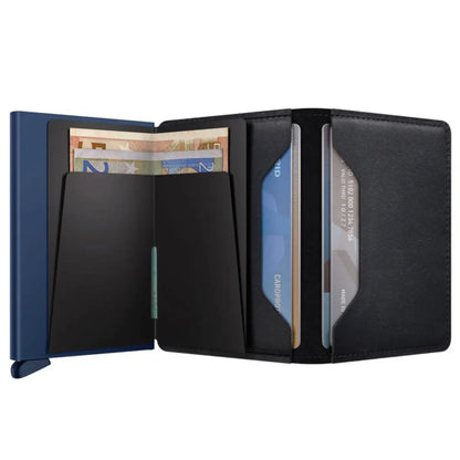 Secrid Slimwallet Compact RFID Wallet - Original Black-Navy