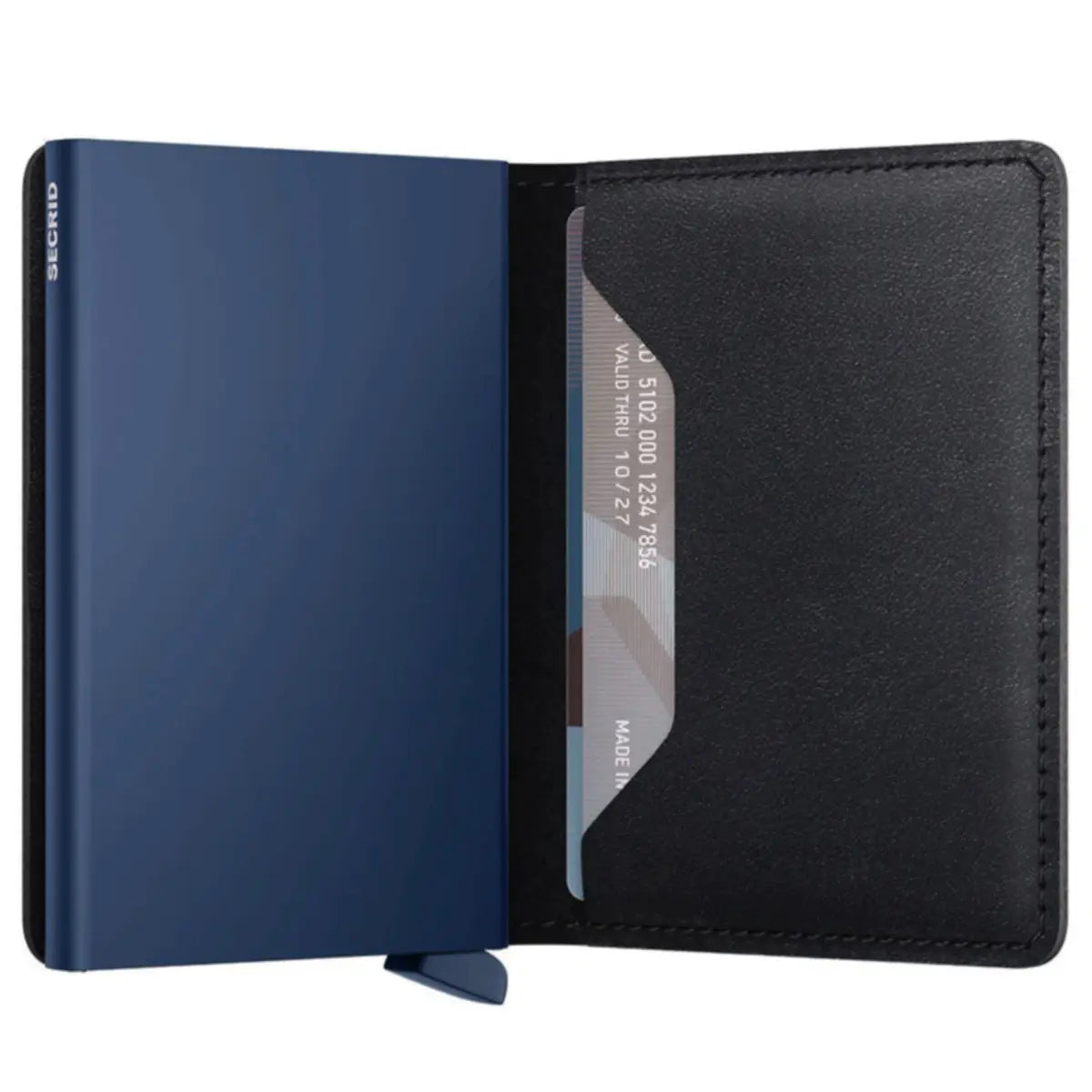 Secrid Slimwallet Compact RFID Wallet - Original Black-Navy