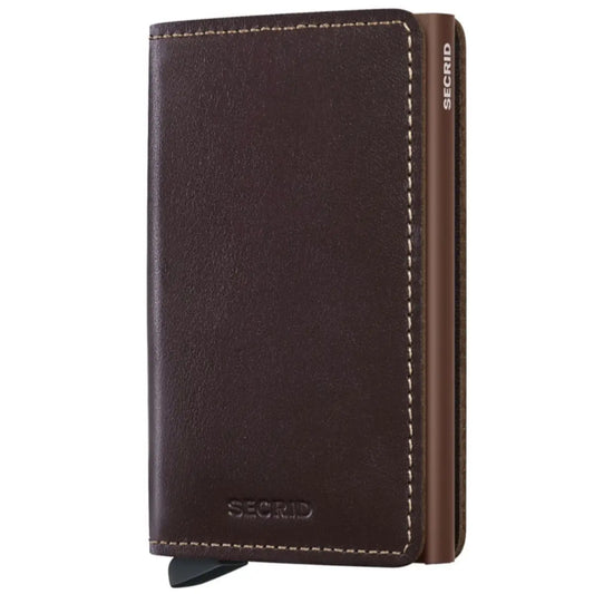 Secrid Slimwallet Compact RFID Wallet - Original Chocolate