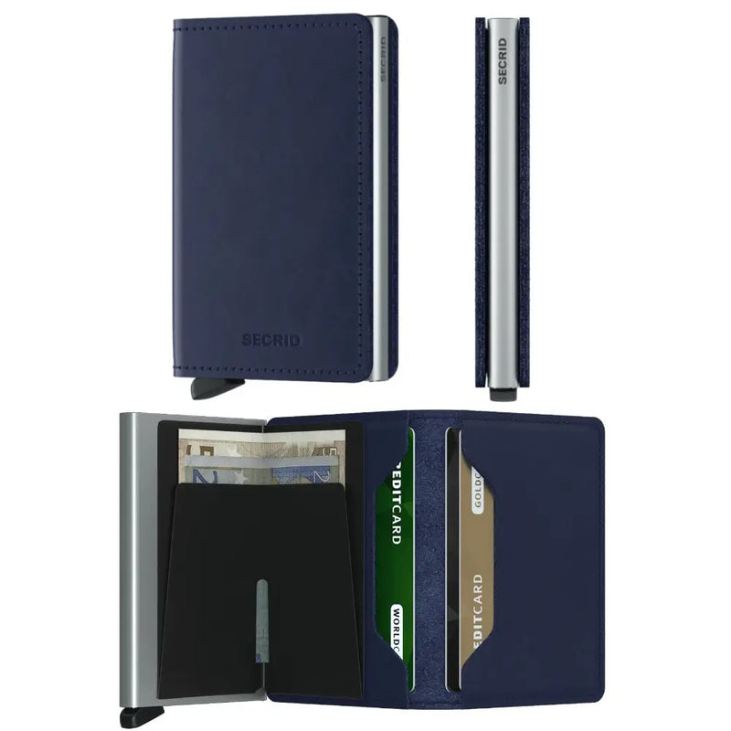Secrid Slimwallet Compact RFID Wallet - Original Navy