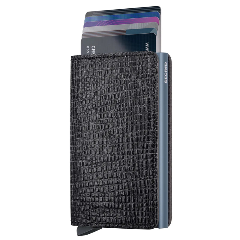 Secrid Slimwallet Compact RFID Wallet - Palmellato Black