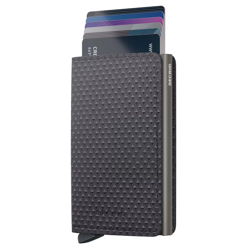 Secrid Slimwallet Compact RFID Wallet - Pyramid Grey