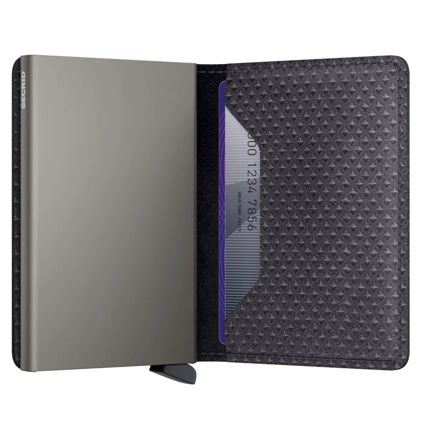 Secrid Slimwallet Compact RFID Wallet - Pyramid Grey
