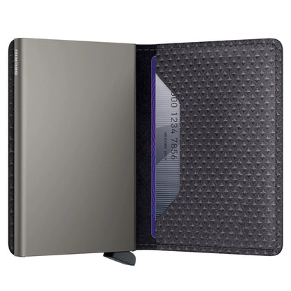 Secrid Slimwallet Compact RFID Wallet - Pyramid Grey