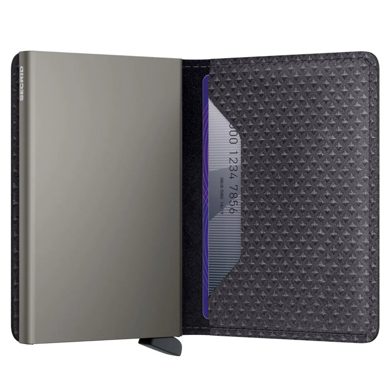 Secrid Slimwallet Compact RFID Wallet - Pyramid Grey