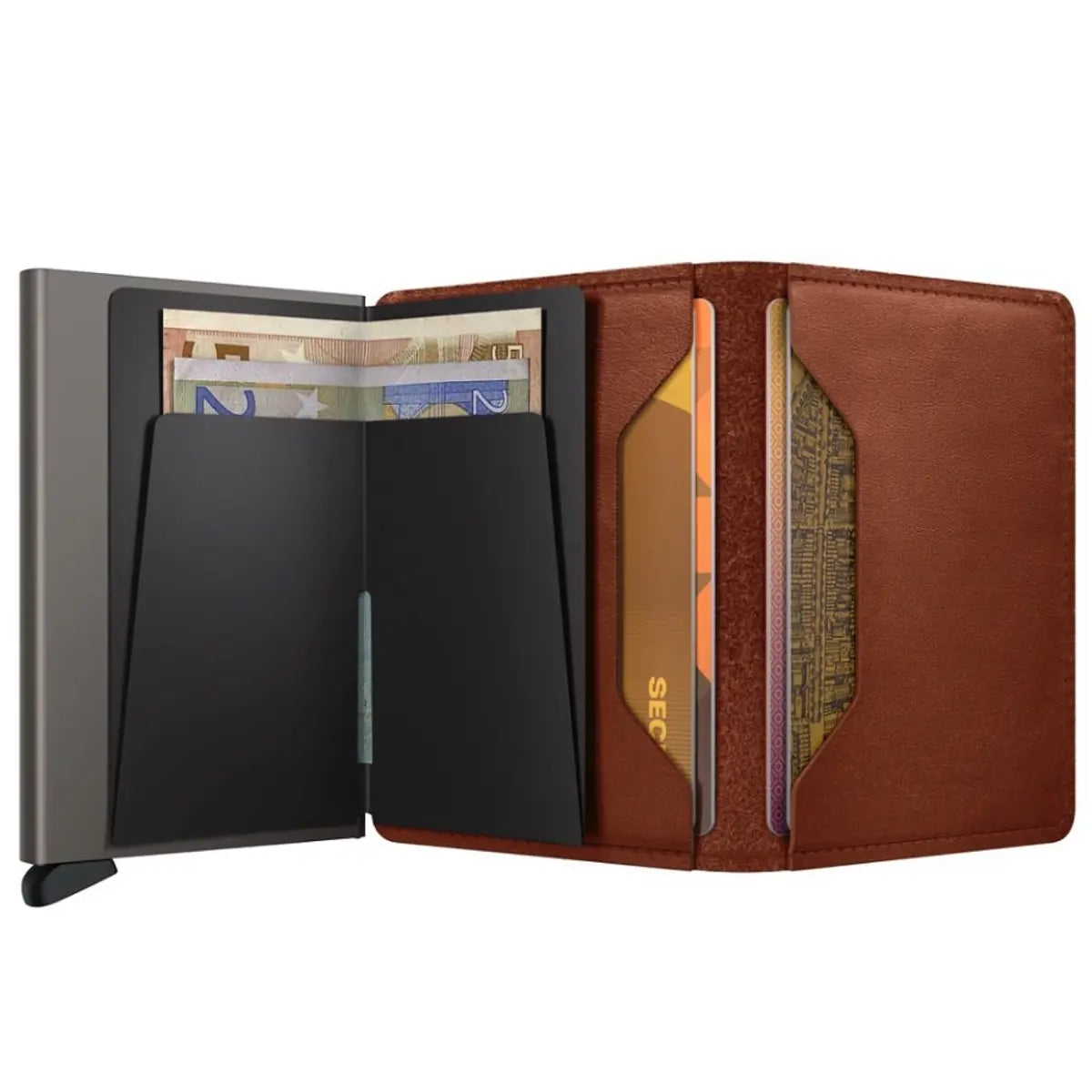 Secrid Slimwallet Compact RFID Wallet - Texano Saddle