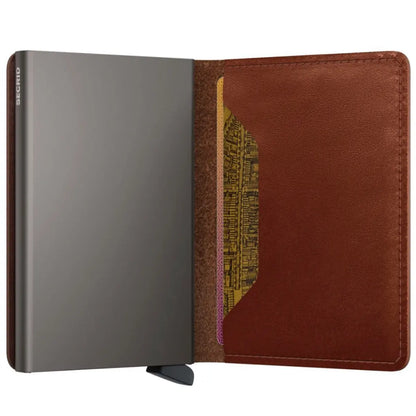 Secrid Slimwallet Compact RFID Wallet - Texano Saddle