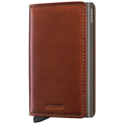 Secrid Slimwallet Compact RFID Wallet - Texano Saddle