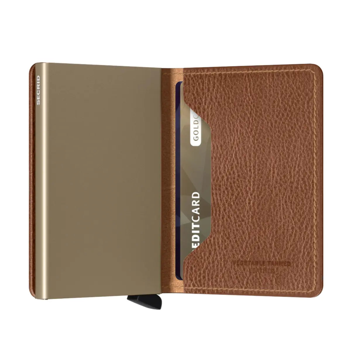 Secrid Slimwallet Compact RFID Wallet - Veg Tanned Caramello / Sand