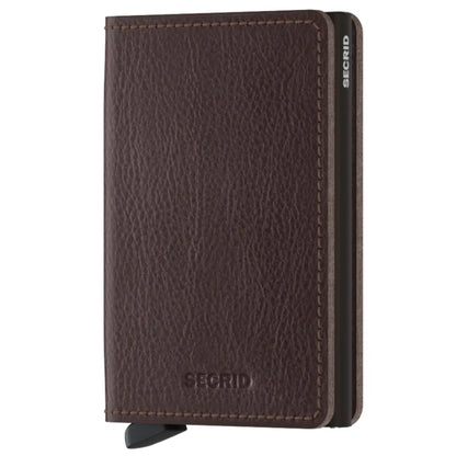 Secrid Slimwallet Compact RFID Wallet - Veg Tanned Espresso / Brown