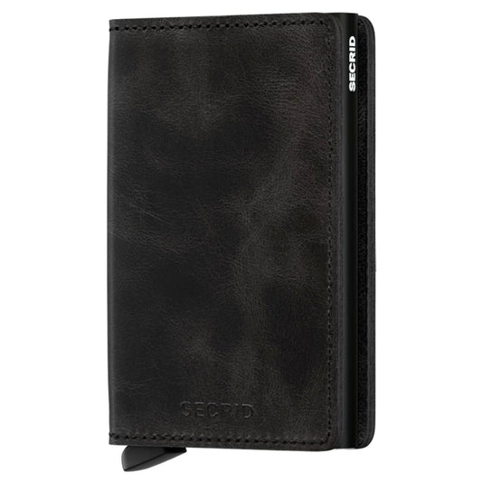 Secrid Slimwallet Compact RFID Wallet - Vintage Black