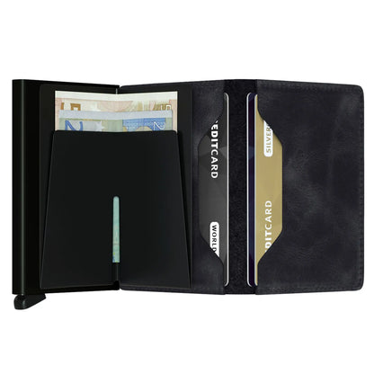 Secrid Slimwallet Compact RFID Wallet - Vintage Black