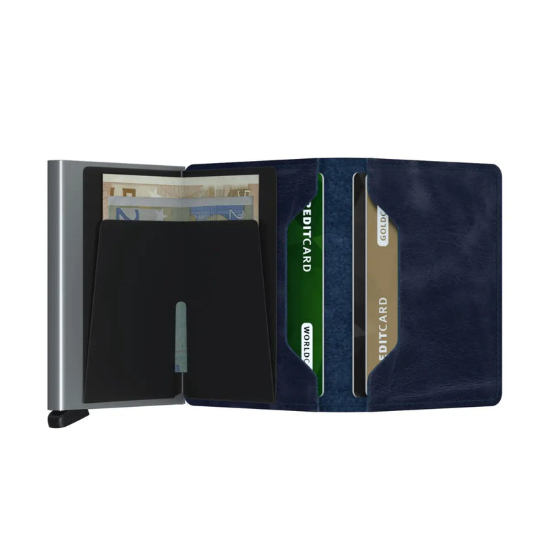 Secrid Slimwallet Compact RFID Wallet - Vintage Blue