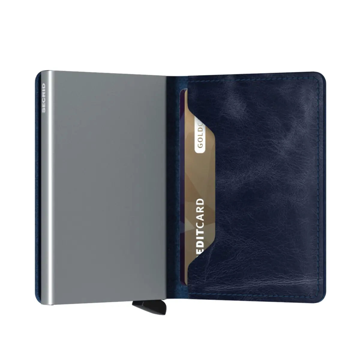 Secrid Slimwallet Compact RFID Wallet - Vintage Blue
